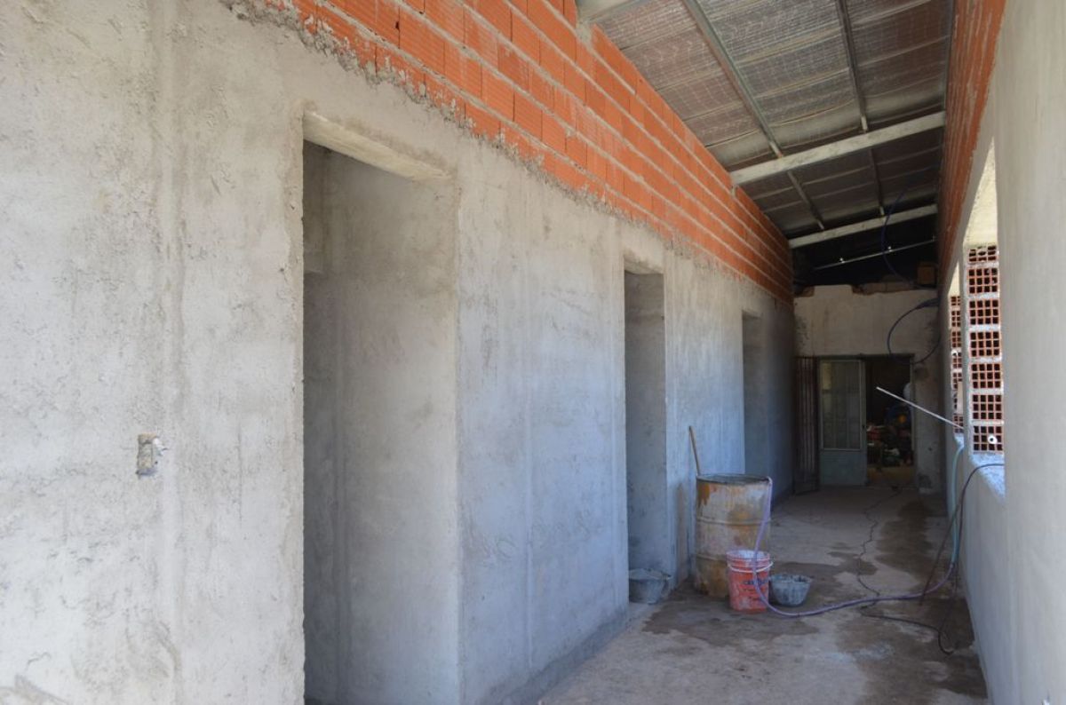 Avanzan las obras en la Escuela 22.