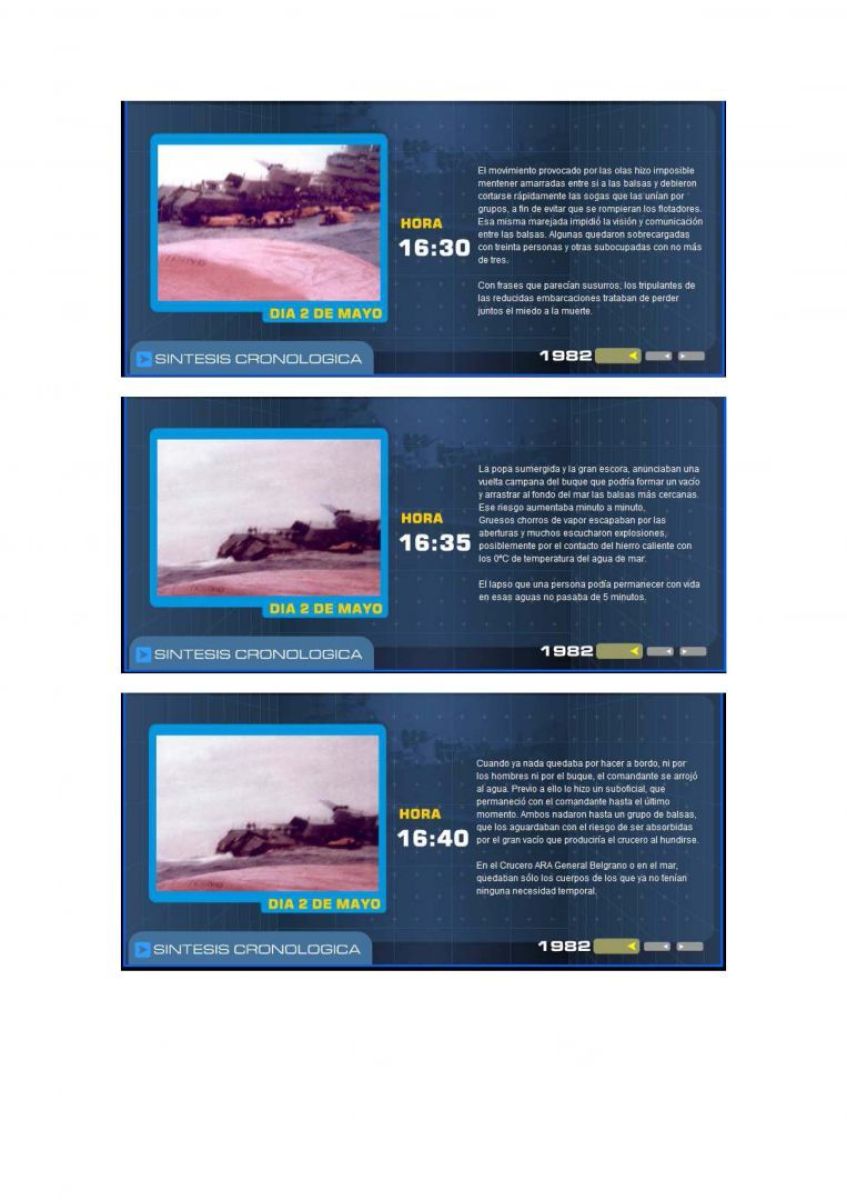 A 35 años del hundimiento del ARA General Belgrano