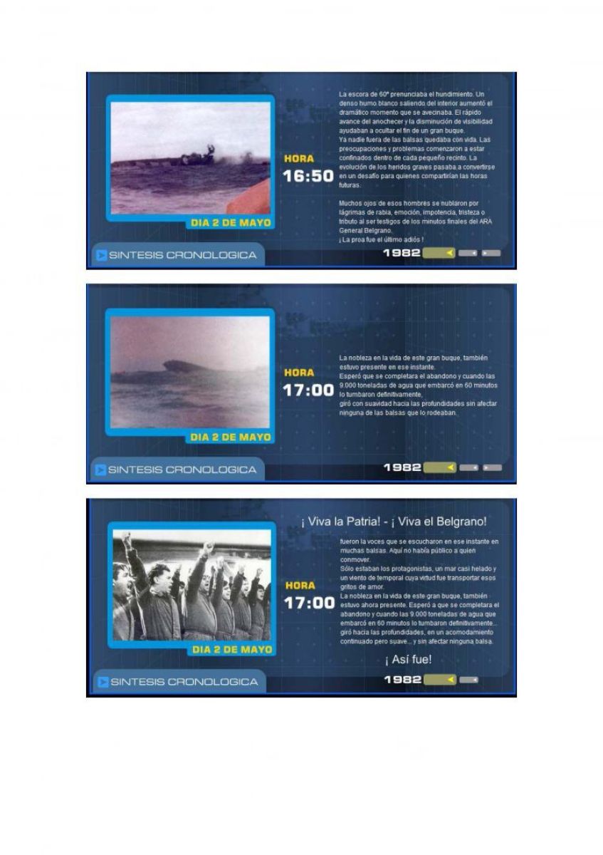 A 35 años del hundimiento del ARA General Belgrano