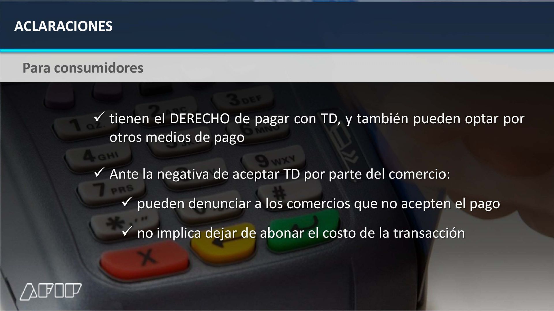 Posnet: prevén complicaciones para comercios del interior
