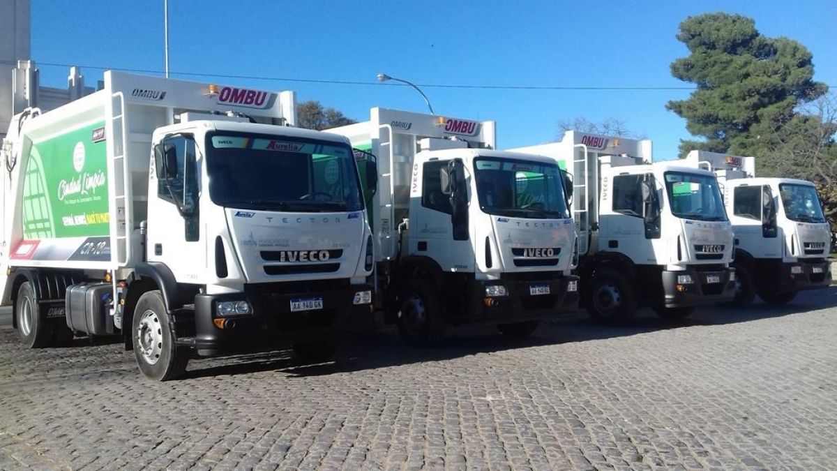 Se presentaron las 4 modernas unidades destinadas a la recolección de residuos