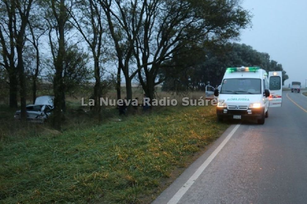 Cinco pringlenses heridos en vuelco de auto | El Orden de Pringles