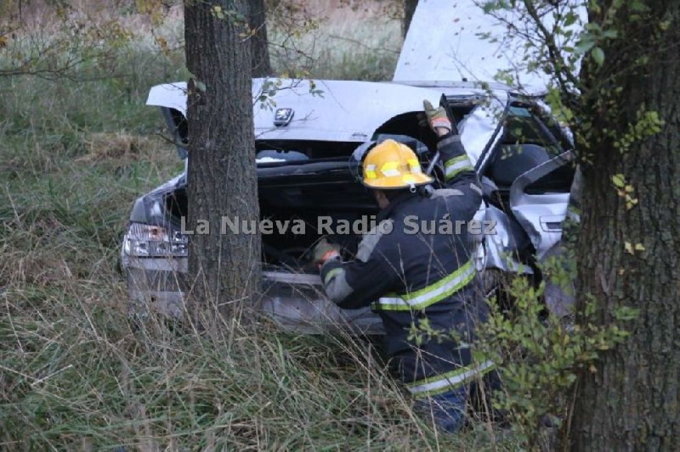 Cinco pringlenses heridos en vuelco de auto | El Orden de Pringles