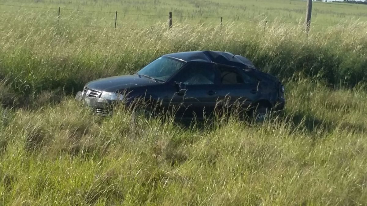 Pringlense con heridas leves en vuelco en el acceso a Tornquist | El ...