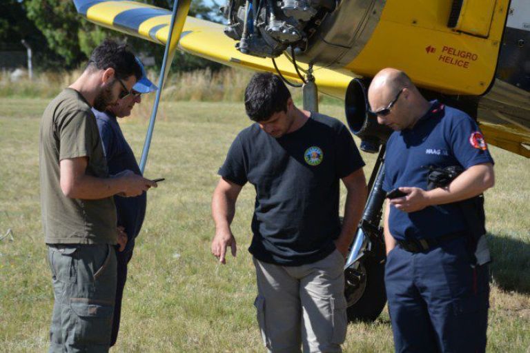 Un feroz incendio ya afectó a más de 500 hectáreas en la zona serrana