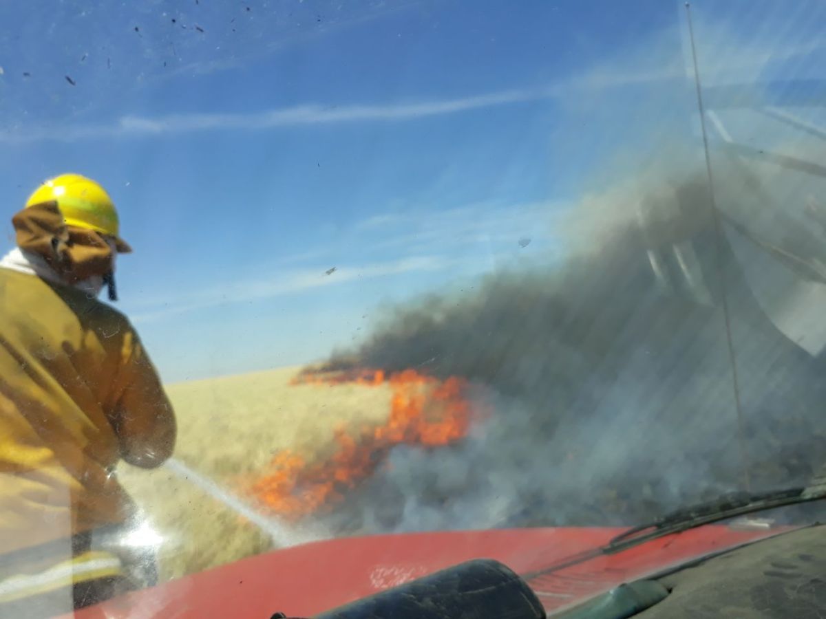 Incendios de pastizales… la pesadilla de los bomberos