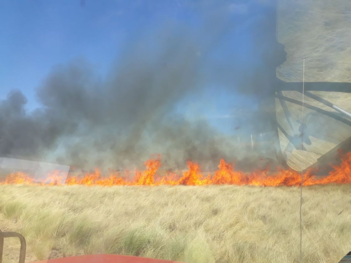 Incendios de pastizales… la pesadilla de los bomberos