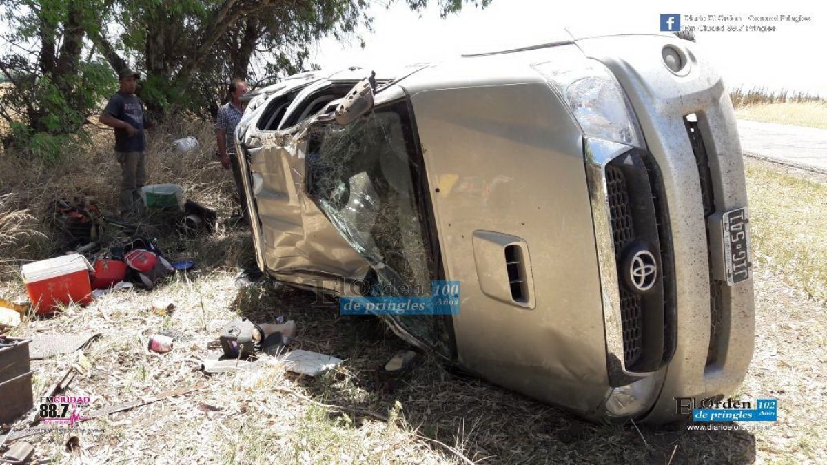 Accidente en ruta 51: dos heridos | El Orden de Pringles