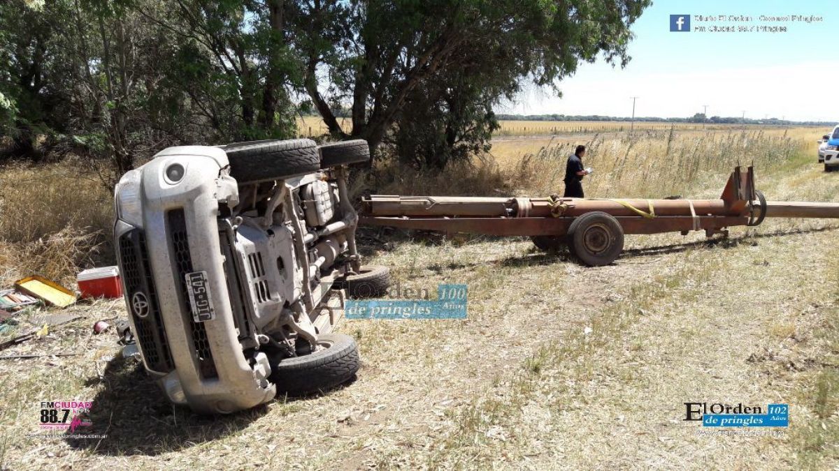Accidente en ruta 51: dos heridos | El Orden de Pringles
