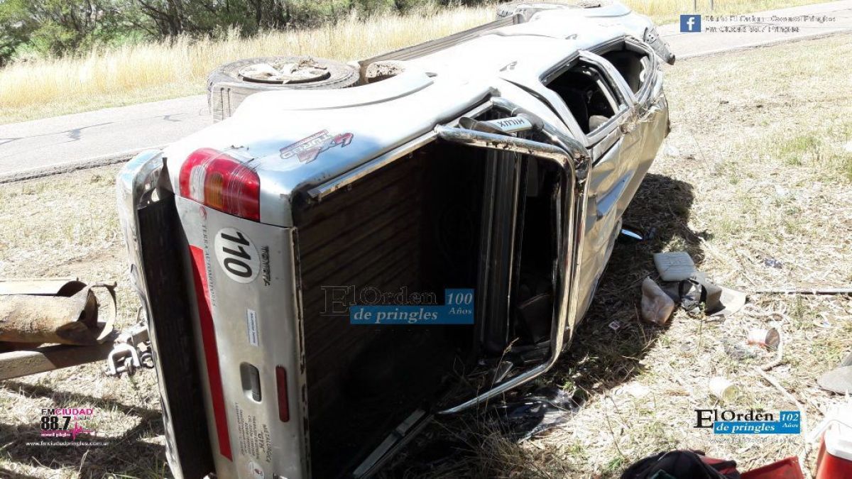 Accidente en ruta 51: dos heridos | El Orden de Pringles