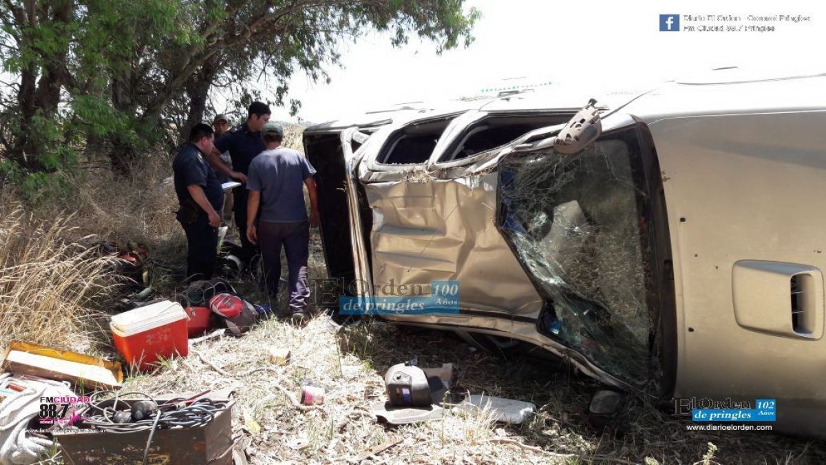 Accidente en ruta 51: dos heridos | El Orden de Pringles