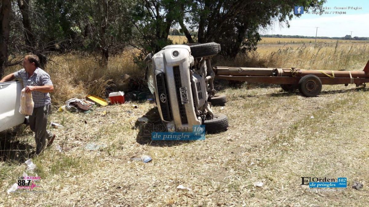 Accidente en ruta 51: dos heridos | El Orden de Pringles