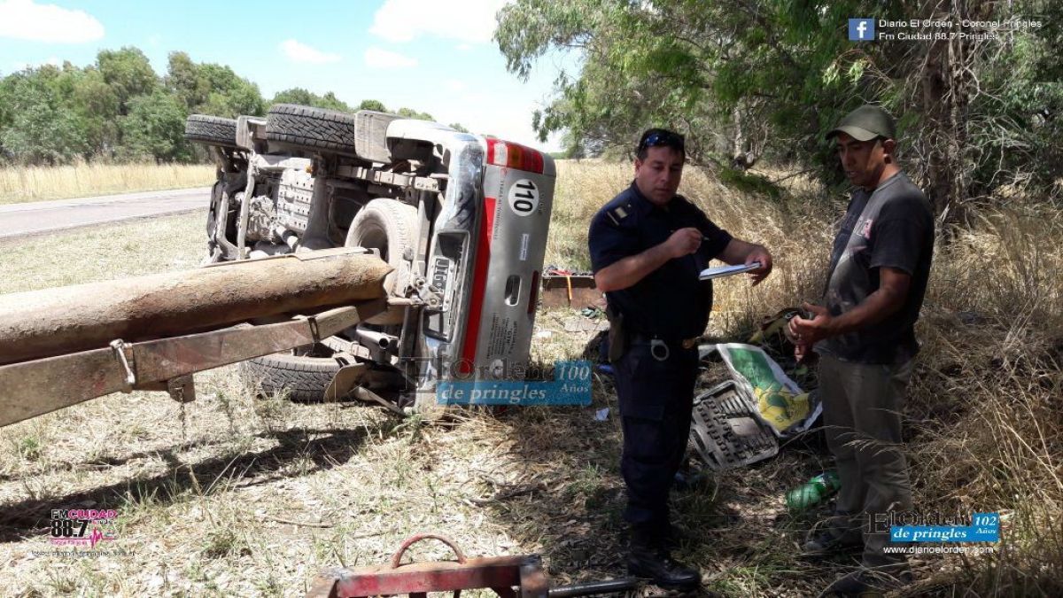 Accidente en ruta 51: dos heridos | El Orden de Pringles