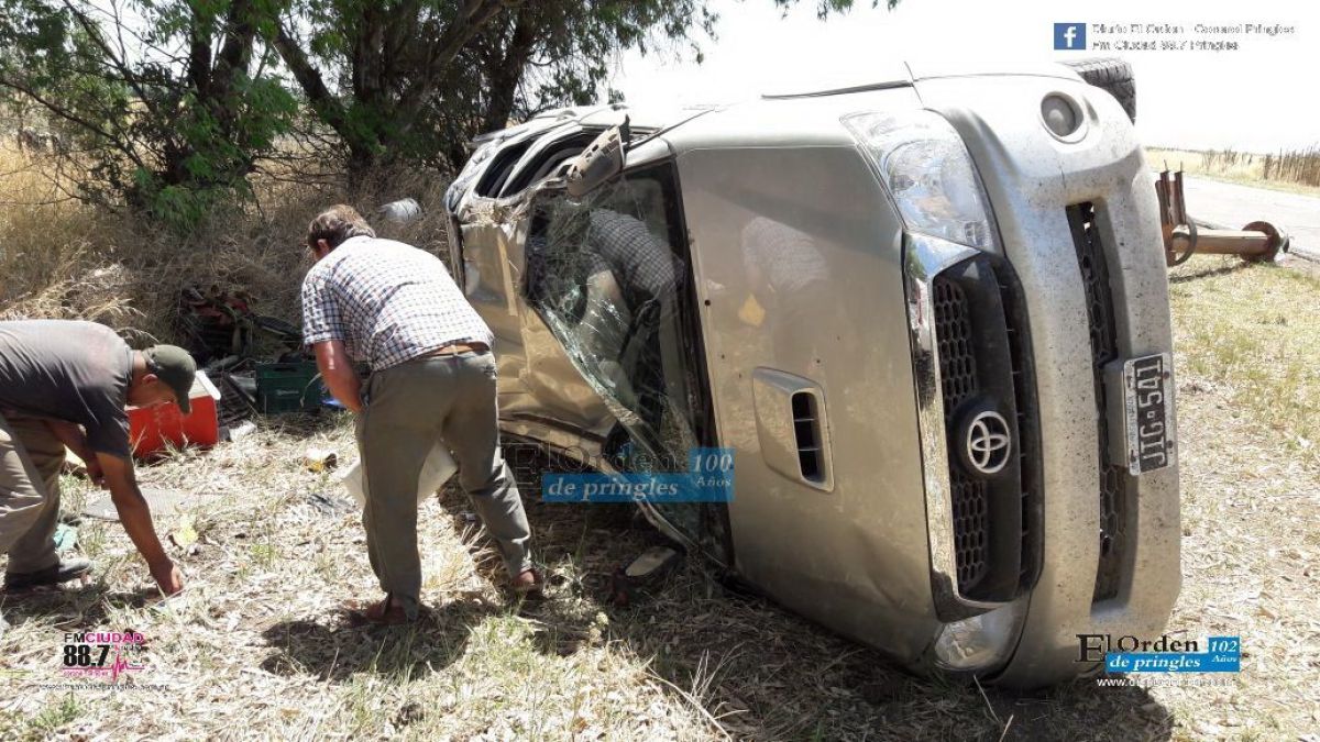 Accidente en ruta 51: dos heridos | El Orden de Pringles
