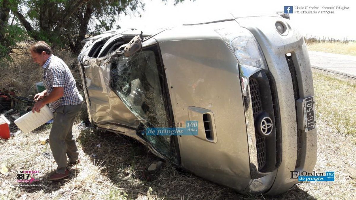 Accidente en ruta 51: dos heridos | El Orden de Pringles