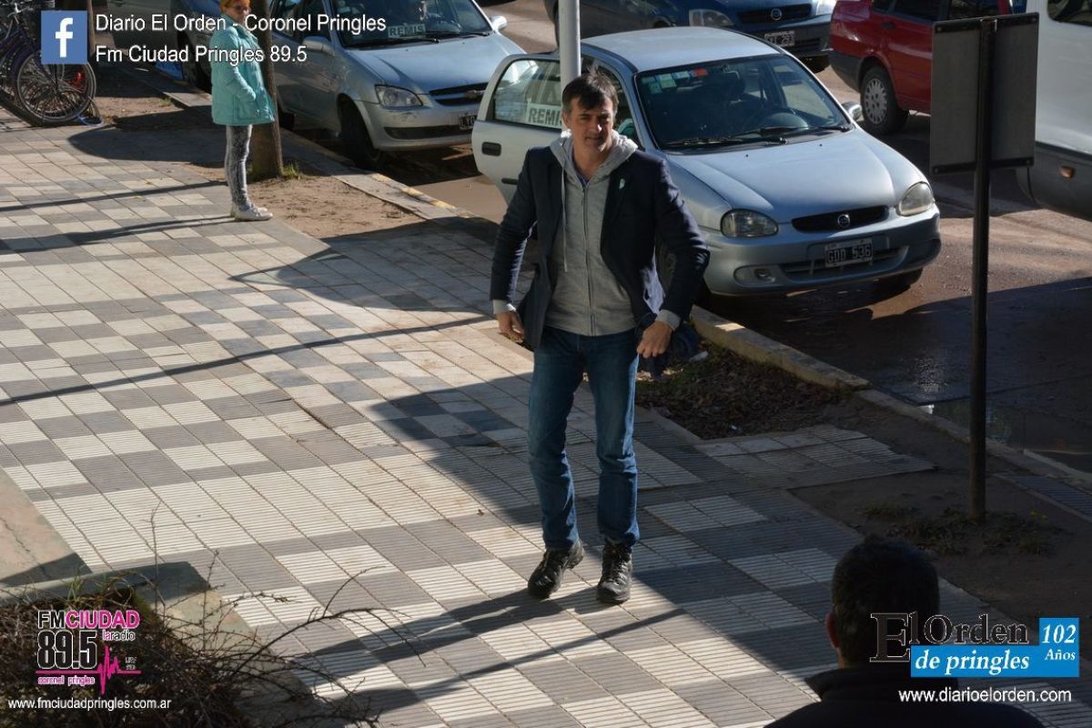 Esteban Bullrich recorrió Pringles