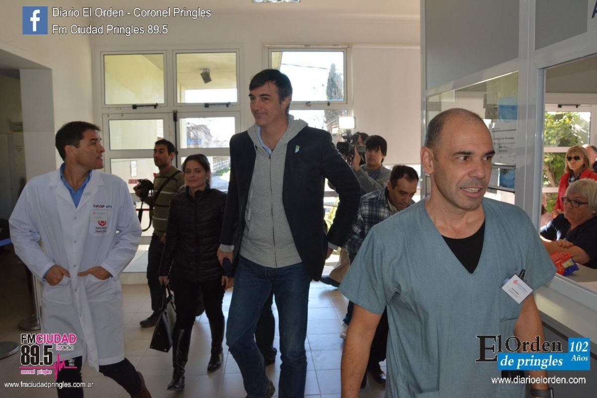 Esteban Bullrich recorrió Pringles