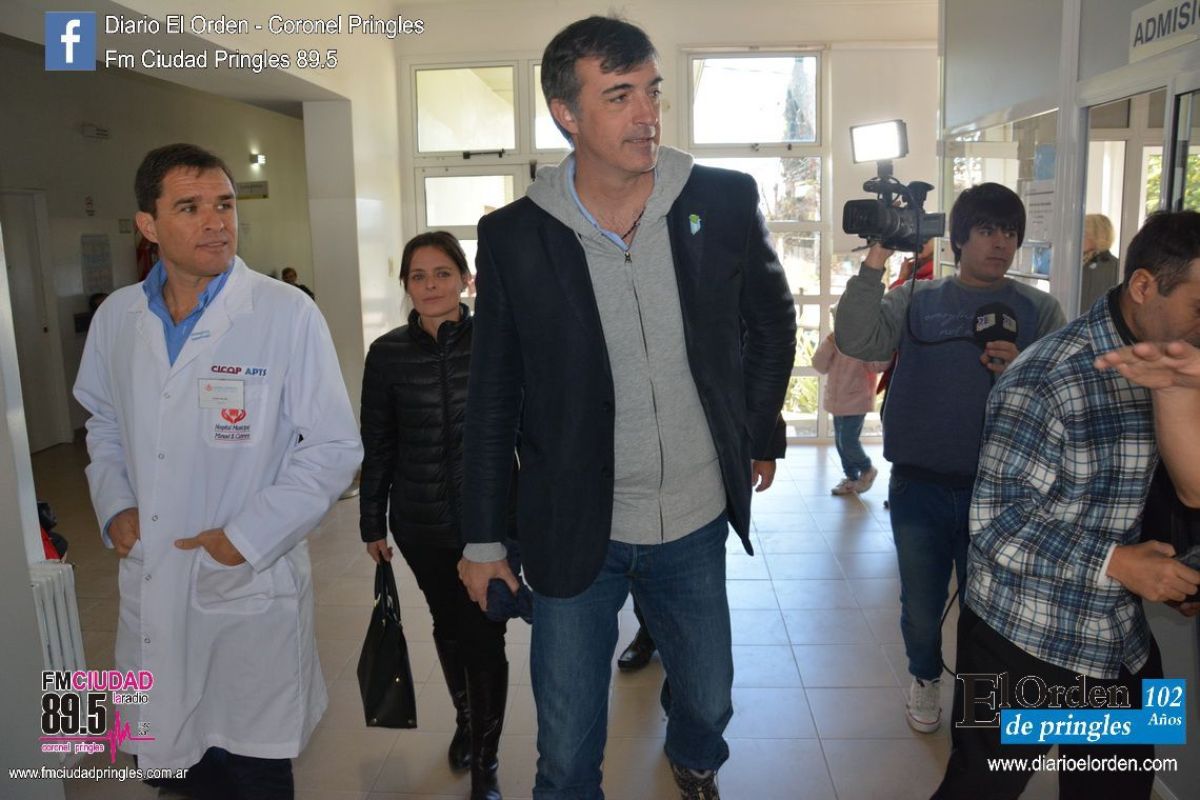 Esteban Bullrich recorrió Pringles