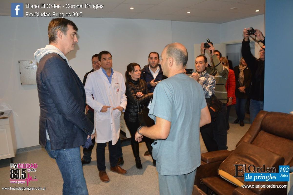 Esteban Bullrich recorrió Pringles