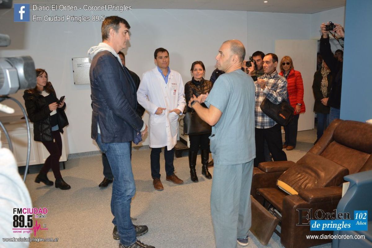 Esteban Bullrich recorrió Pringles