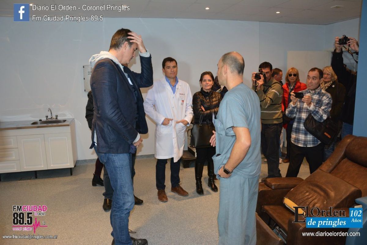 Esteban Bullrich recorrió Pringles