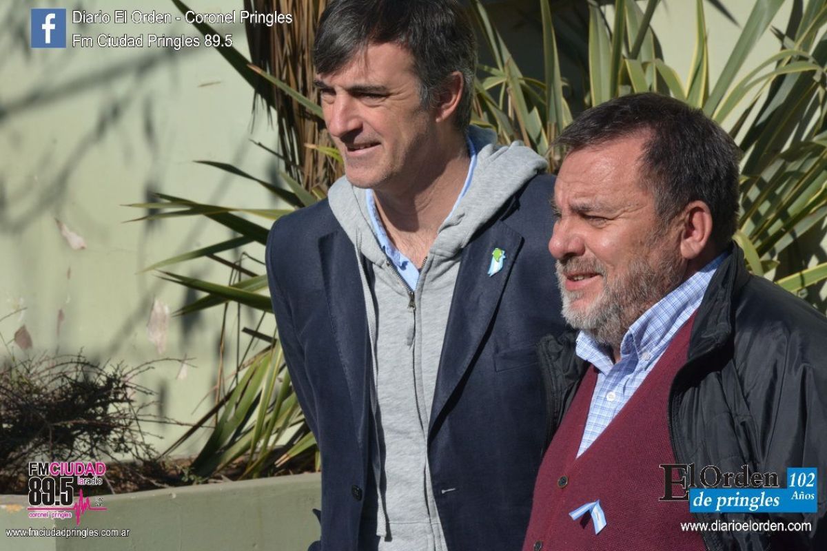 Esteban Bullrich recorrió Pringles