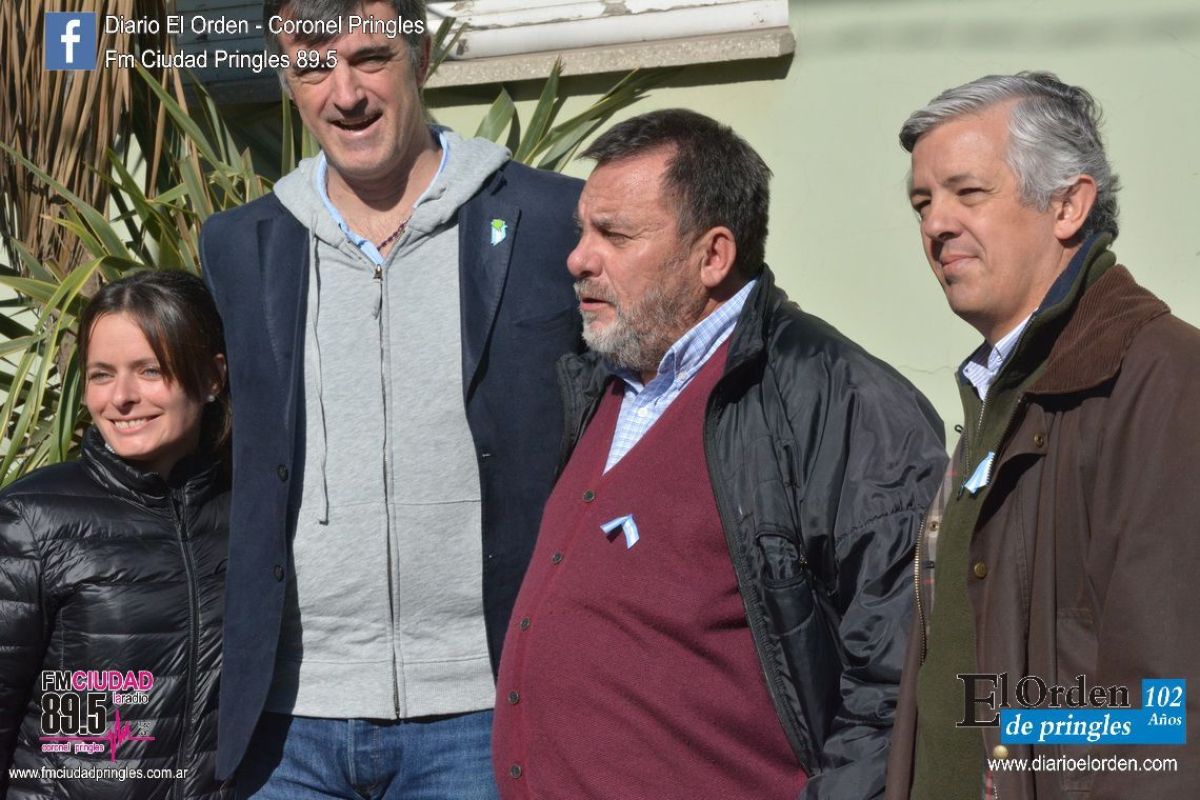 Esteban Bullrich recorrió Pringles