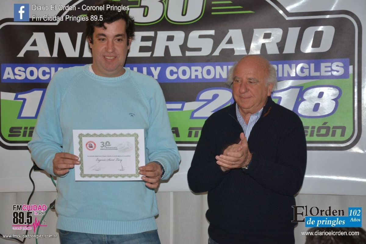 La Asociación Rally Coronel Pringles festejó sus 30 años