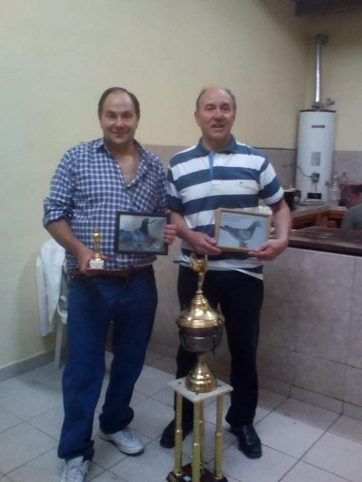 Entrega de premios a los mejores exponentes colombófilos locales