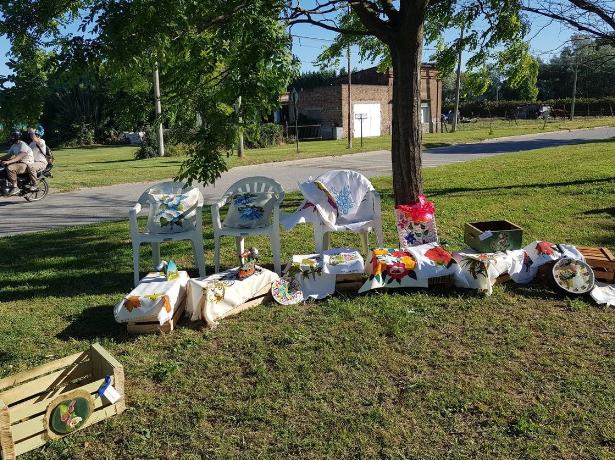 Hermosos trabajos en la muestra callejera