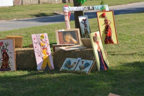 Hermosos trabajos en la muestra callejera
