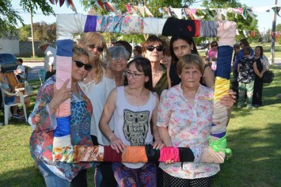 Hermosos trabajos en la muestra callejera