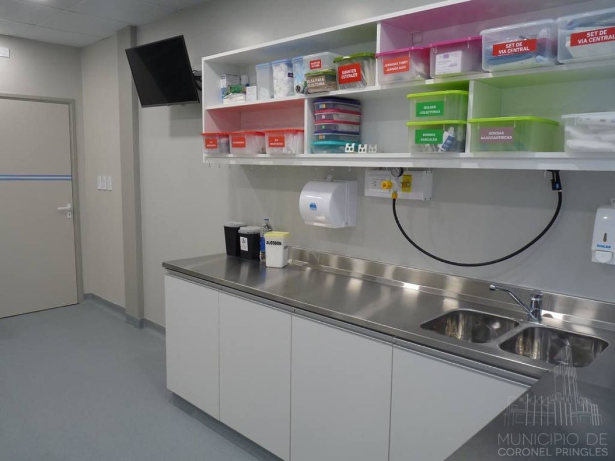 Inauguraron el office de enfermería