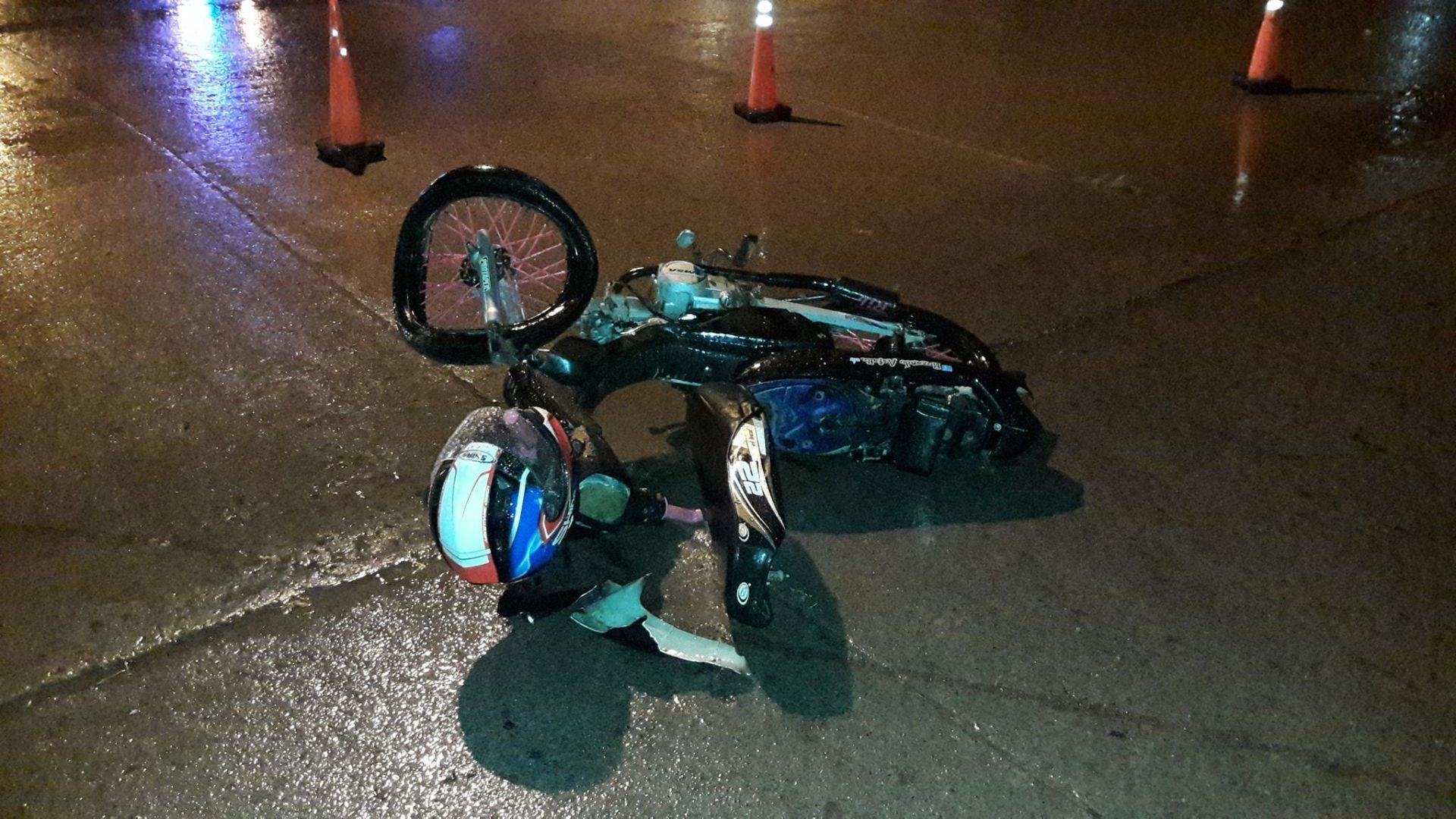 Un herido tras choque entre un auto y una moto | El Orden de Pringles