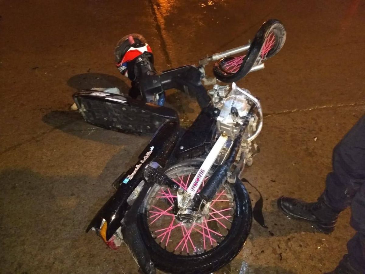 Un herido tras choque entre un auto y una moto | El Orden de Pringles