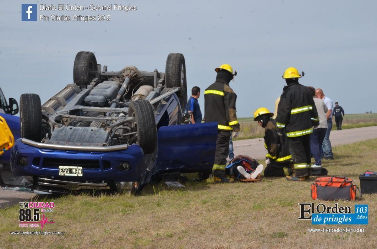 Dos mujeres resultaron heridas tras vuelco en Ruta 85 | El Orden de ...