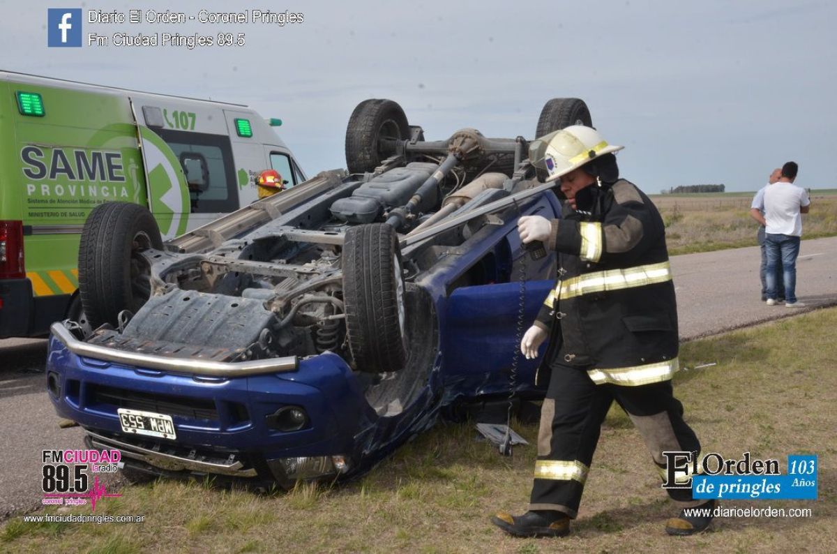 Dos mujeres resultaron heridas tras vuelco en Ruta 85 | El Orden de ...