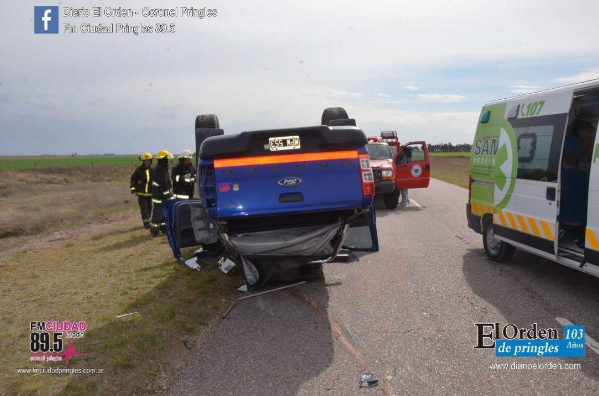 Dos mujeres resultaron heridas tras vuelco en Ruta 85 | El Orden de ...