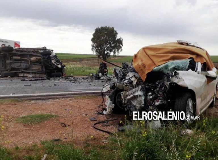 Dos muertos en un tremendo choque frontal en la ruta 3 | El Orden de ...
