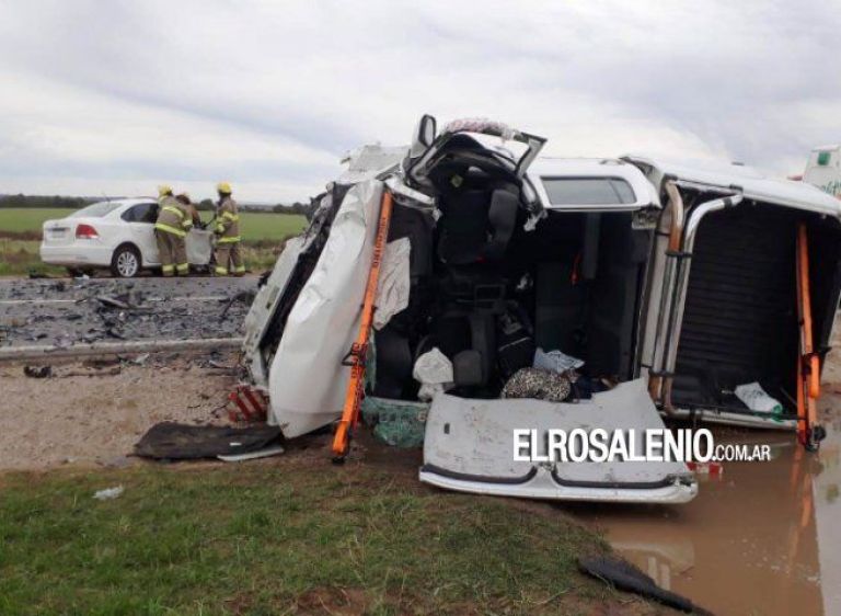 Dos muertos en un tremendo choque frontal en la ruta 3 | El Orden de ...