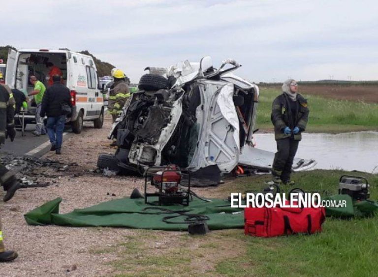 Dos muertos en un tremendo choque frontal en la ruta 3 | El Orden de ...