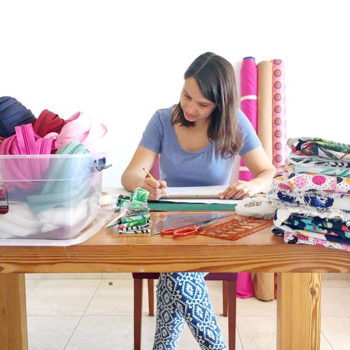 Camila Bastard y su marca: el bordado chino