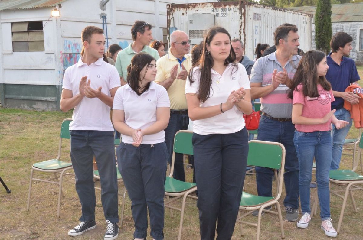 Acto de colación de alumnos de 7º año de la Escuela Agrotécnica