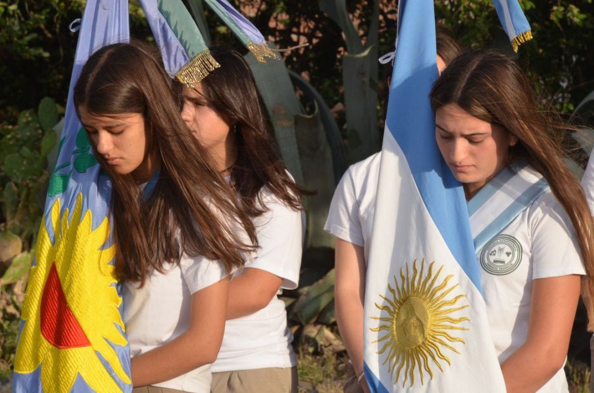 Acto de colación de alumnos de 7º año de la Escuela Agrotécnica