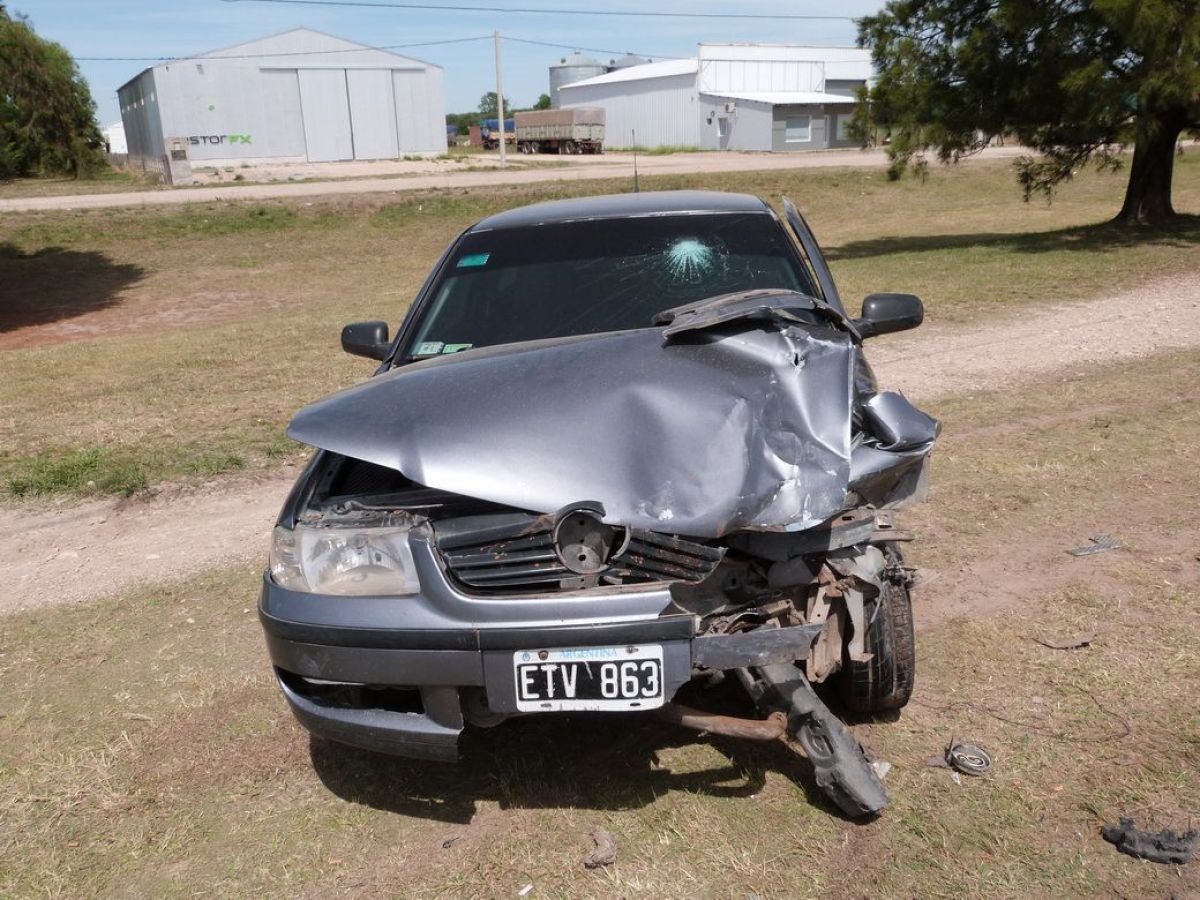 Accidente con un herido en el ingreso a Pringles | El Orden de Pringles