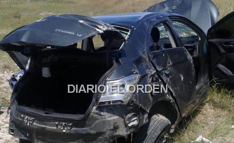 Cuatro heridos en vuelco en ruta 76 | El Orden de Pringles