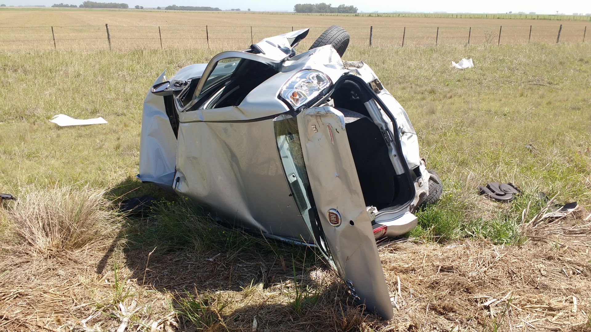 Accidente automovilístico en cercanías de Líbano