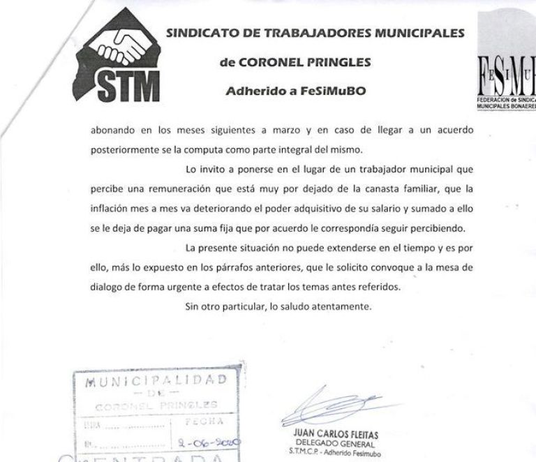 Fesimubo solicita se mantenga un bono para los empleados municipales