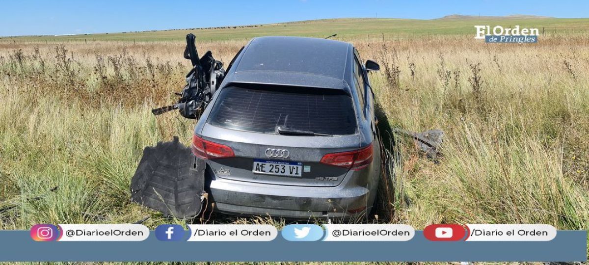 Tres heridos en choque frontal de camion y auto | El Orden de Pringles