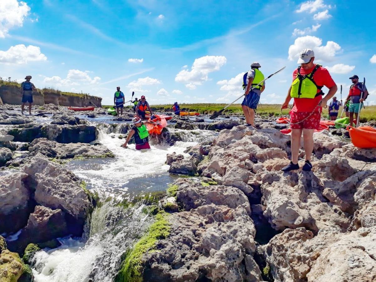 Se disputó la travesía del Río Quequén Salado